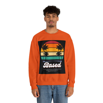 Based Retro 70s Unisex Casual Sweatshirt