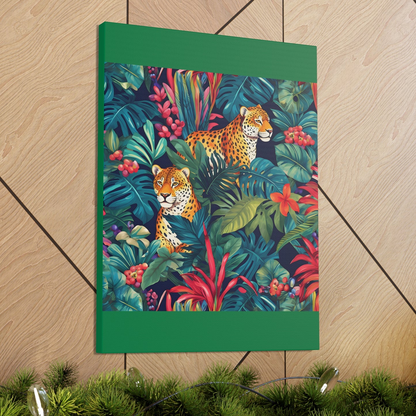 Tiger Lounge Fine Art Print Canvas Wall Art