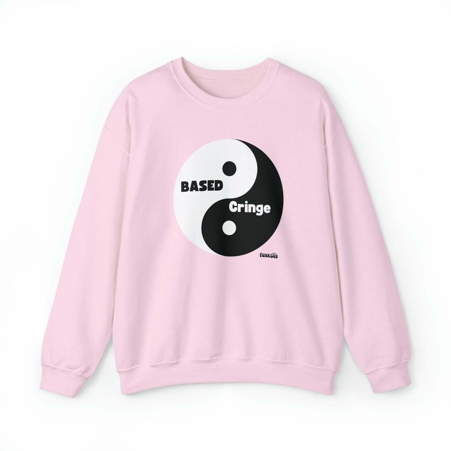 Based/Cringe Yin Yang Funny Unisex Casual Sweatshirt