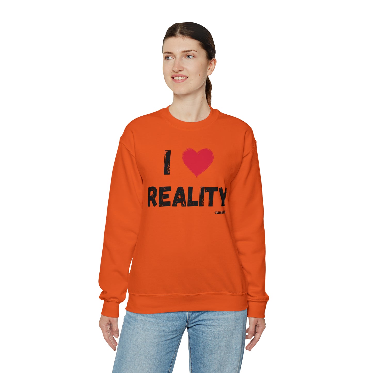 I Heart Reality Unisex Casual Sweatshirt