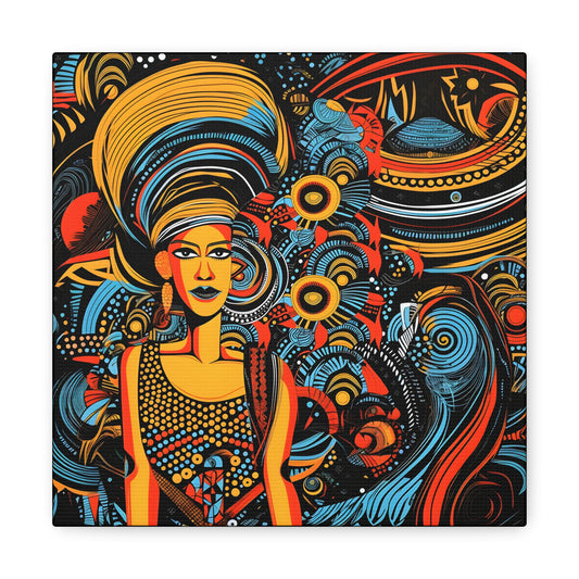 Solar Goddess Fine Art Print Canvas Wall Art