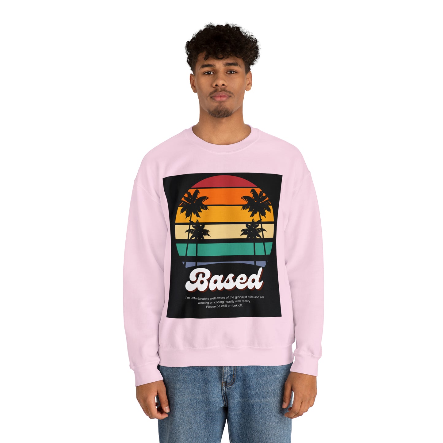 Based Retro 70s Unisex Casual Sweatshirt