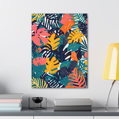 Glorious Pastel Palms Fine Art Print Canvas Wall Art