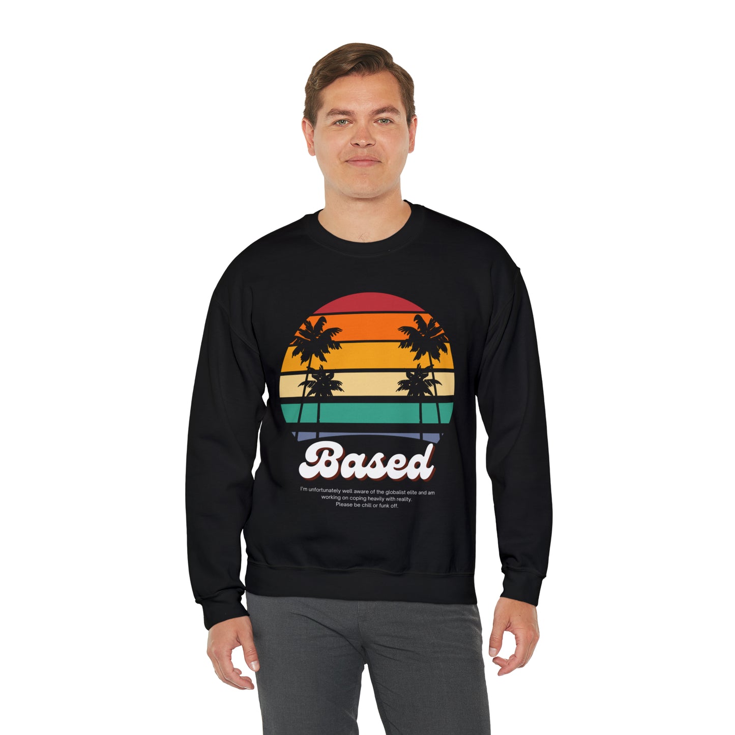 Based Retro 70s Unisex Casual Sweatshirt