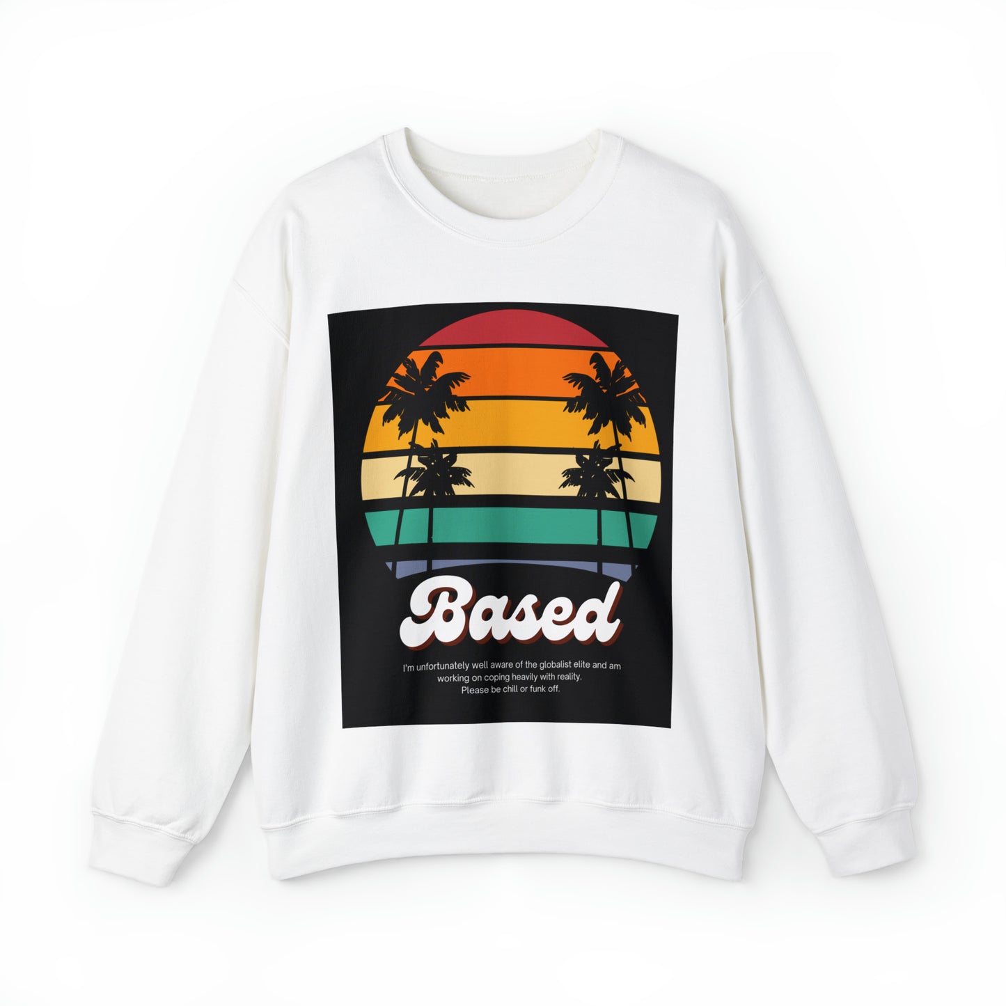 Based Retro 70s Unisex Casual Sweatshirt