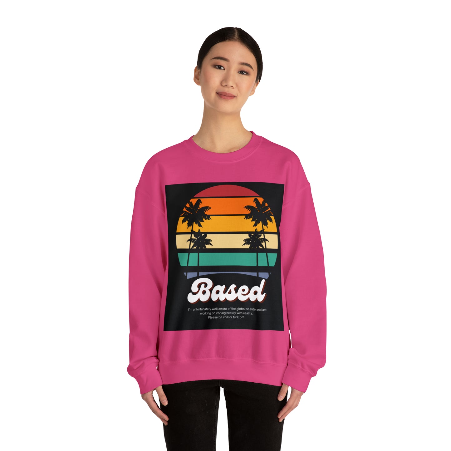 Based Retro 70s Unisex Casual Sweatshirt