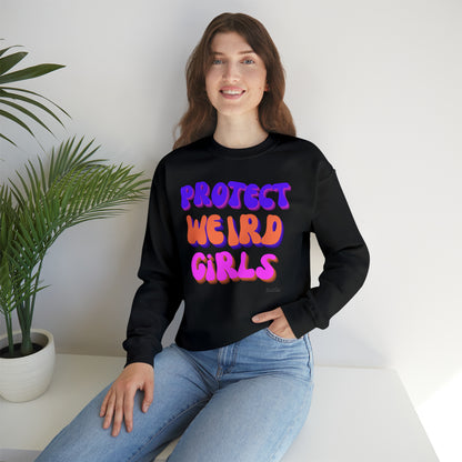 Protect Weird Girls Unisex Casual Sweatshirt