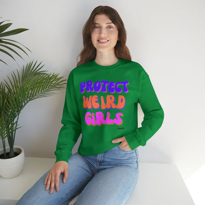 Protect Weird Girls Unisex Casual Sweatshirt