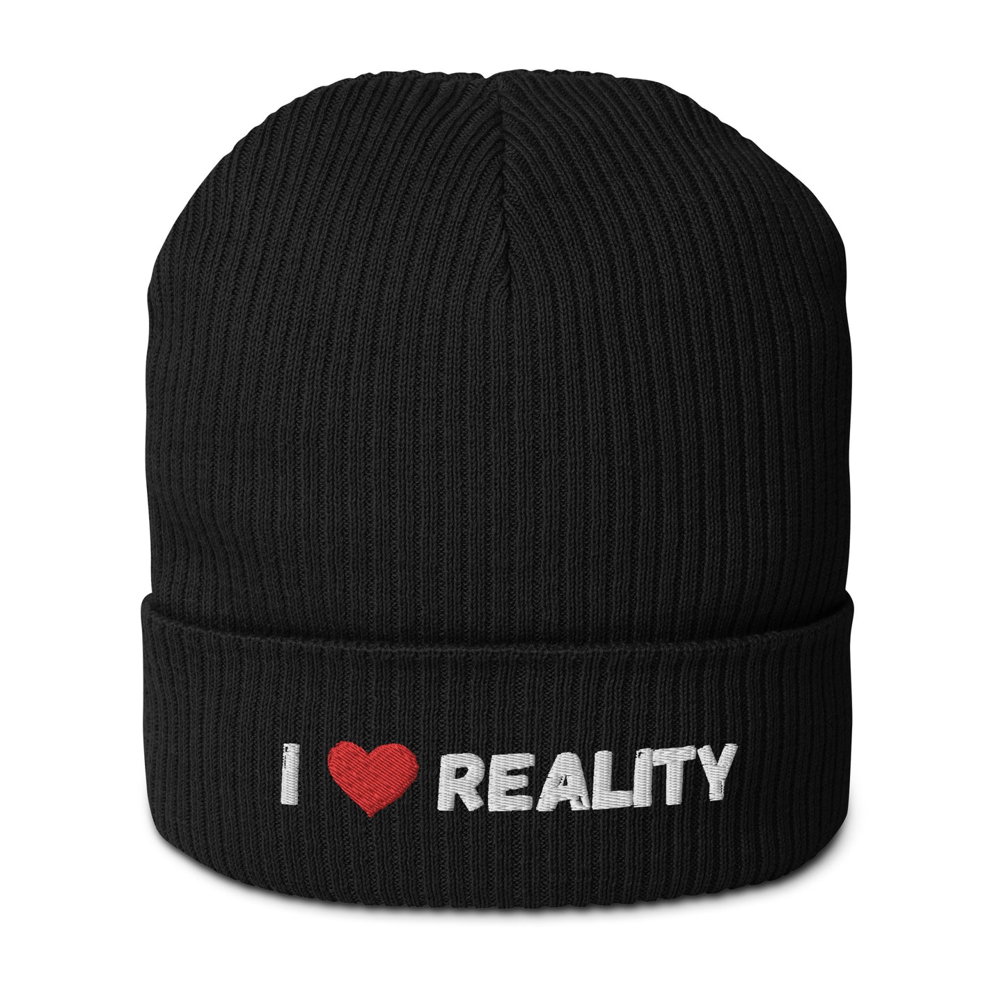 I Love Reality Knit Beanie