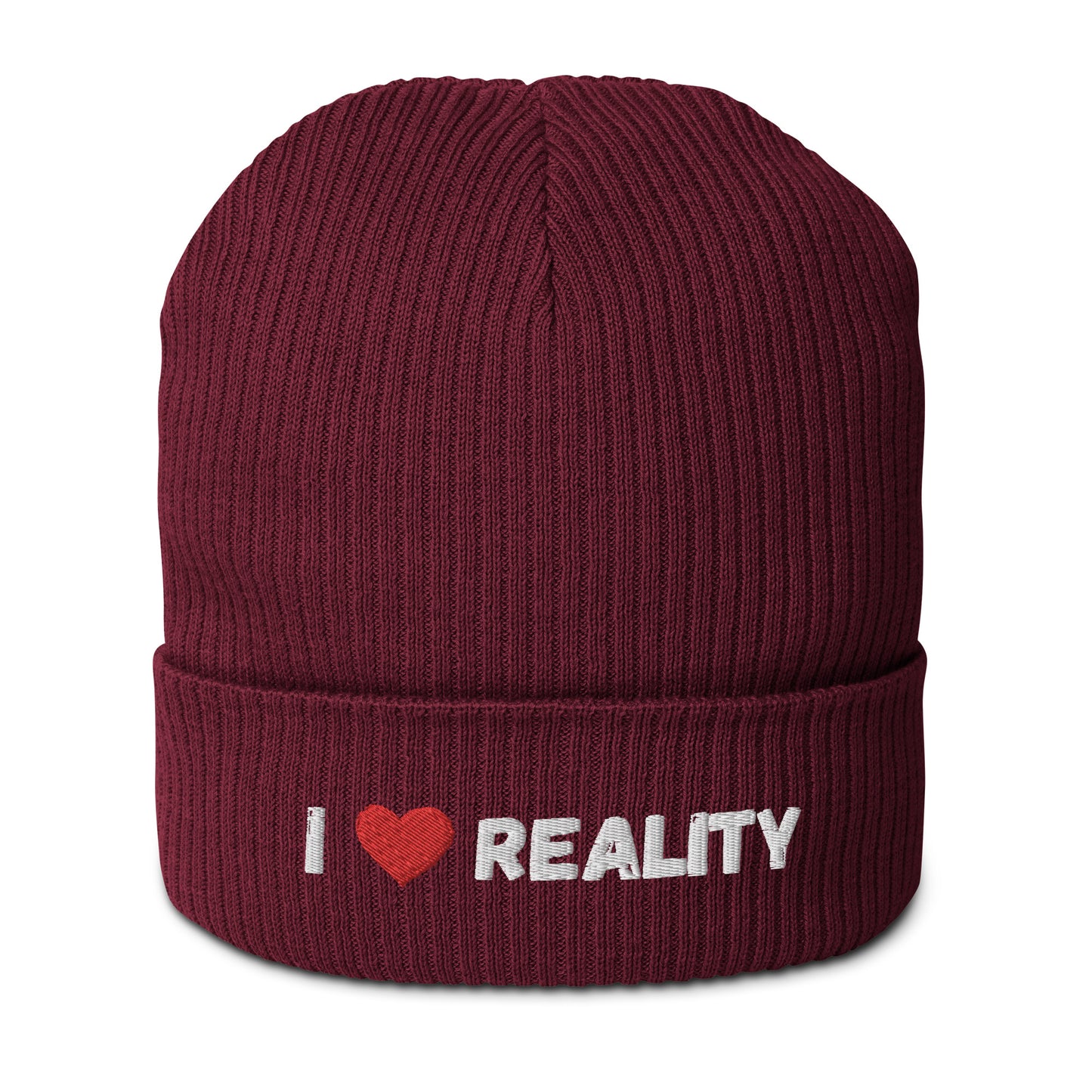 I Love Reality Knit Beanie