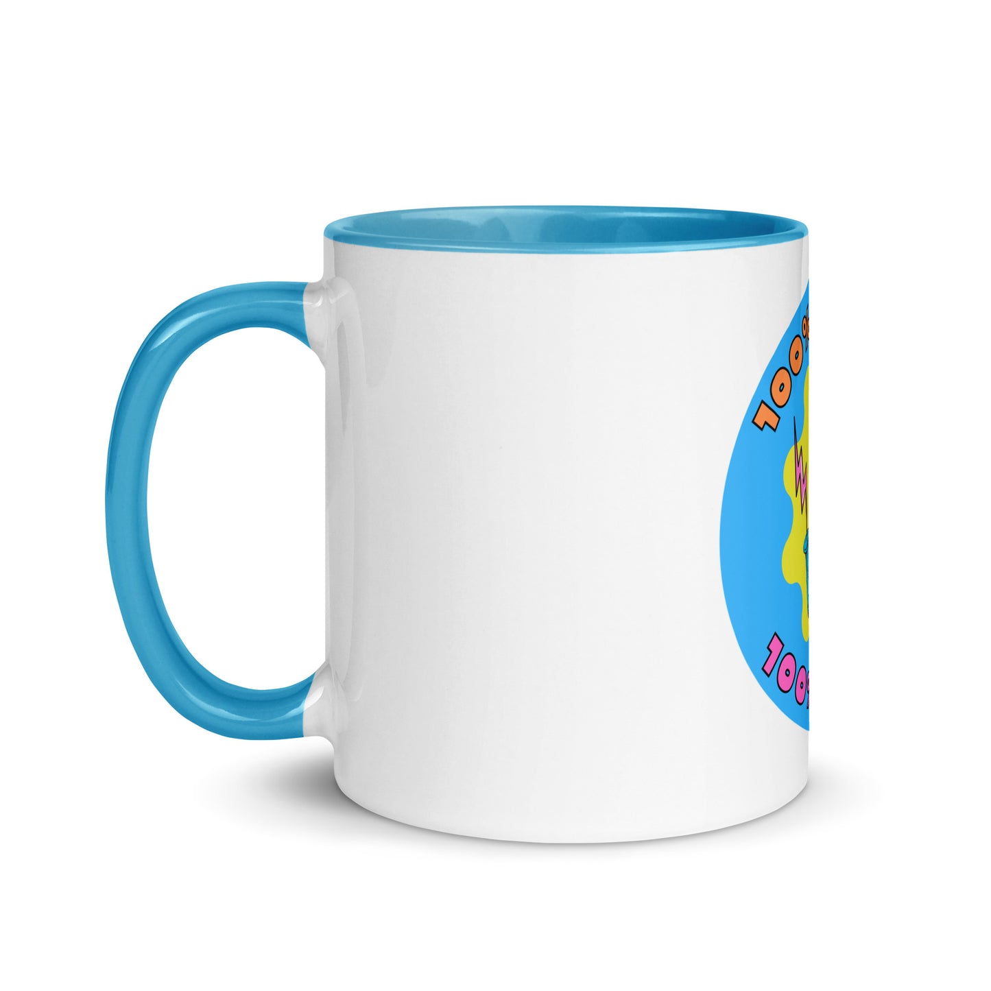 100% Groovy, 100% Woman Colorful Mug