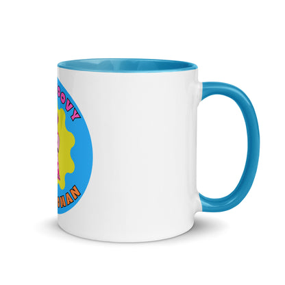 100% Groovy, 100% Woman Colorful Mug