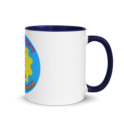 100% Groovy, 100% Woman Colorful Mug