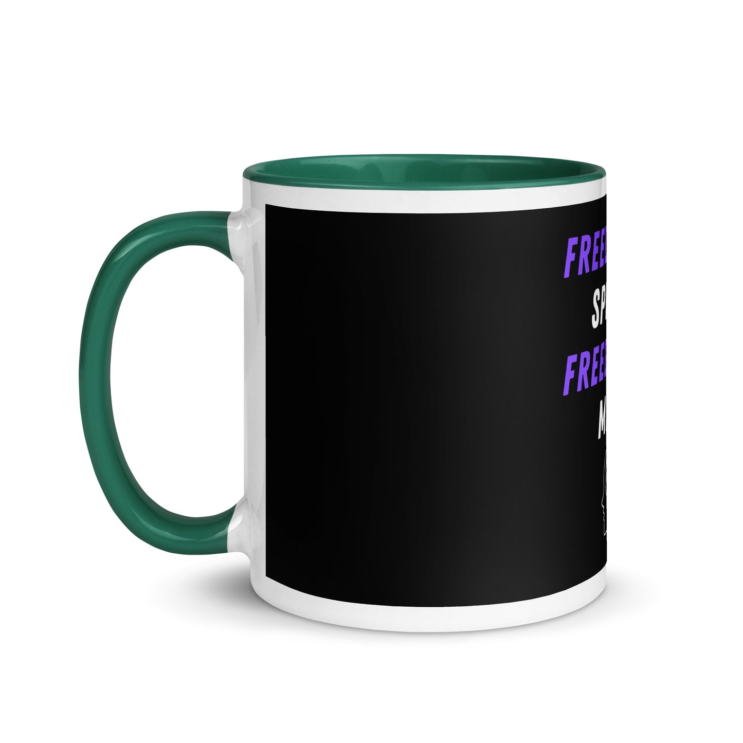 Freedom of Speech, Freedom of Mind Colorful Free Speech Mug