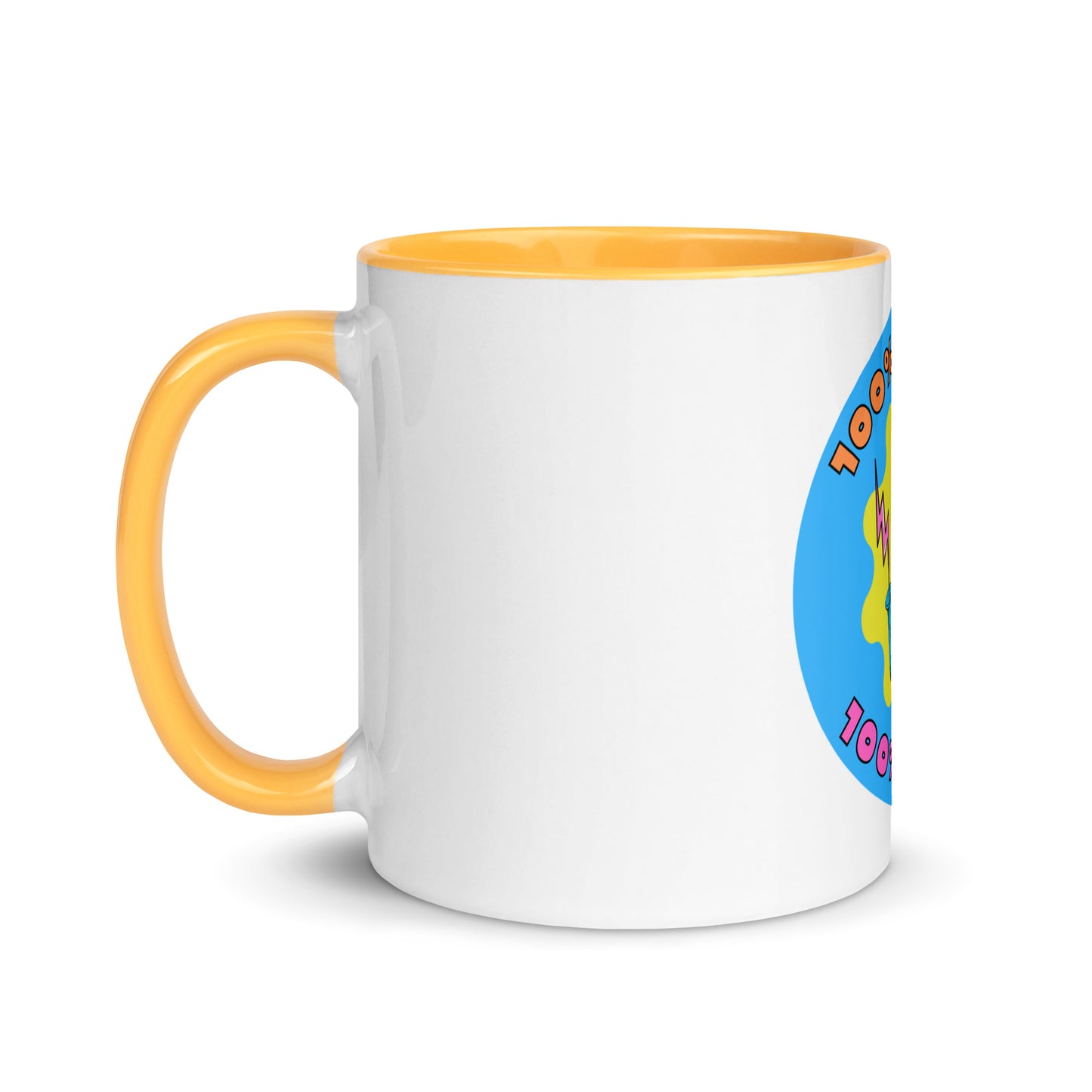 100% Groovy, 100% Woman Colorful Mug