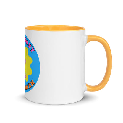 100% Groovy, 100% Woman Colorful Mug