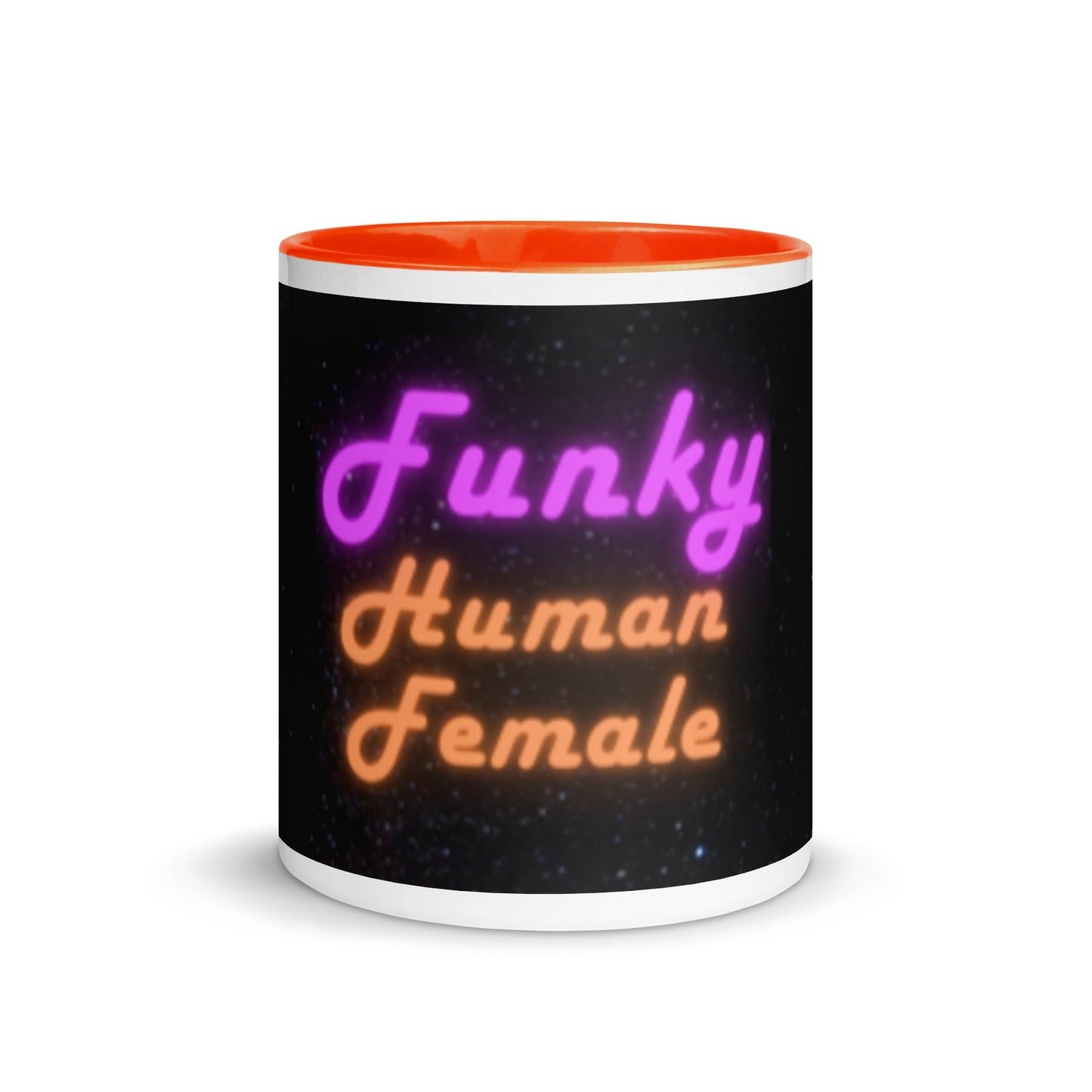 Funky Human Female Colorful Feminist Mug