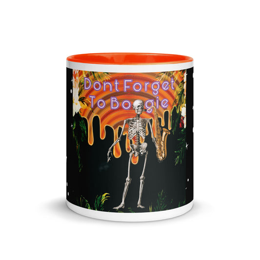 Don't Forget to Boogie Colorful Funky Mug