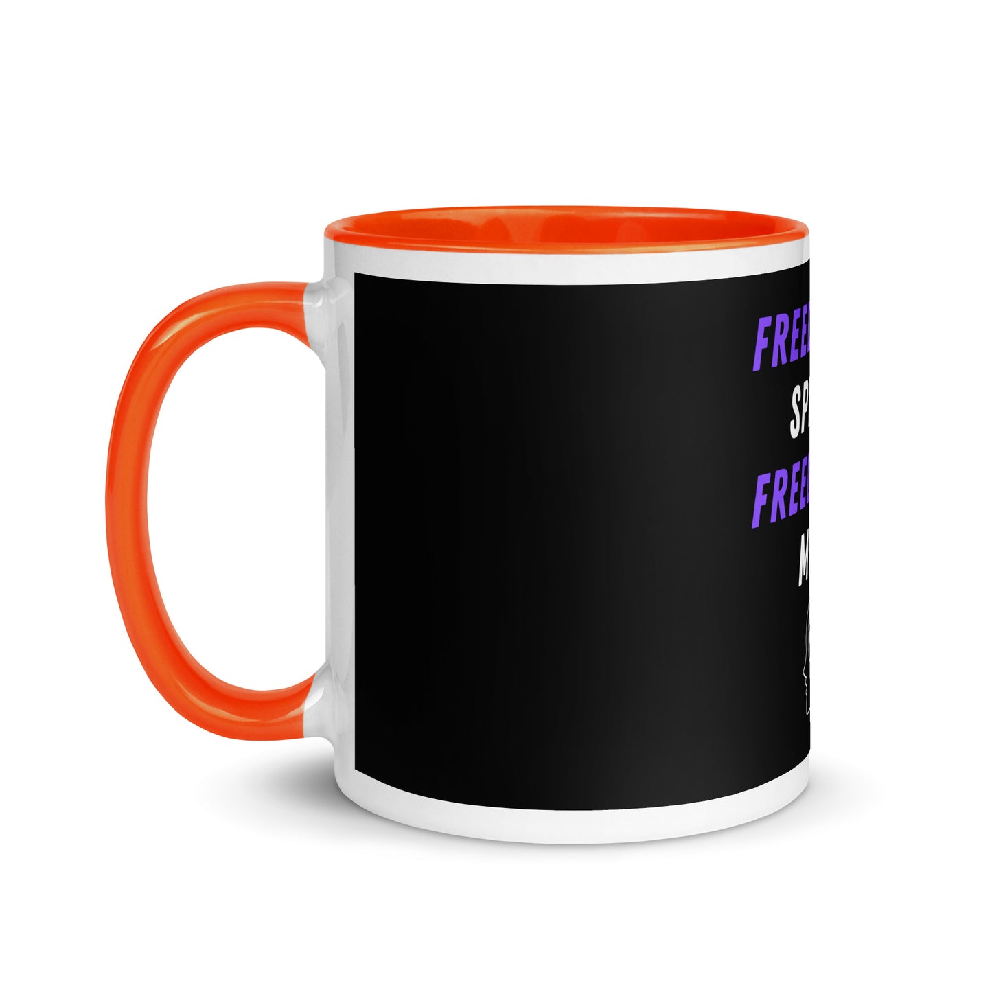 Freedom of Speech, Freedom of Mind Colorful Free Speech Mug