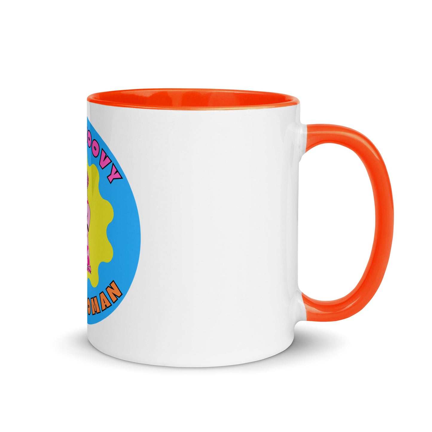 100% Groovy, 100% Woman Colorful Mug