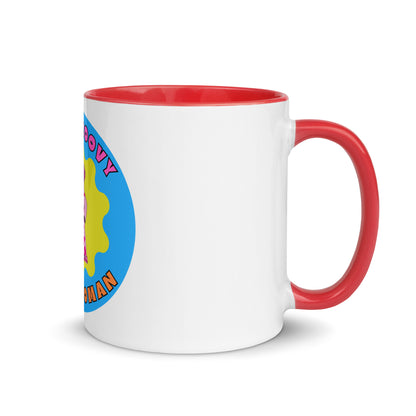 100% Groovy, 100% Woman Colorful Mug