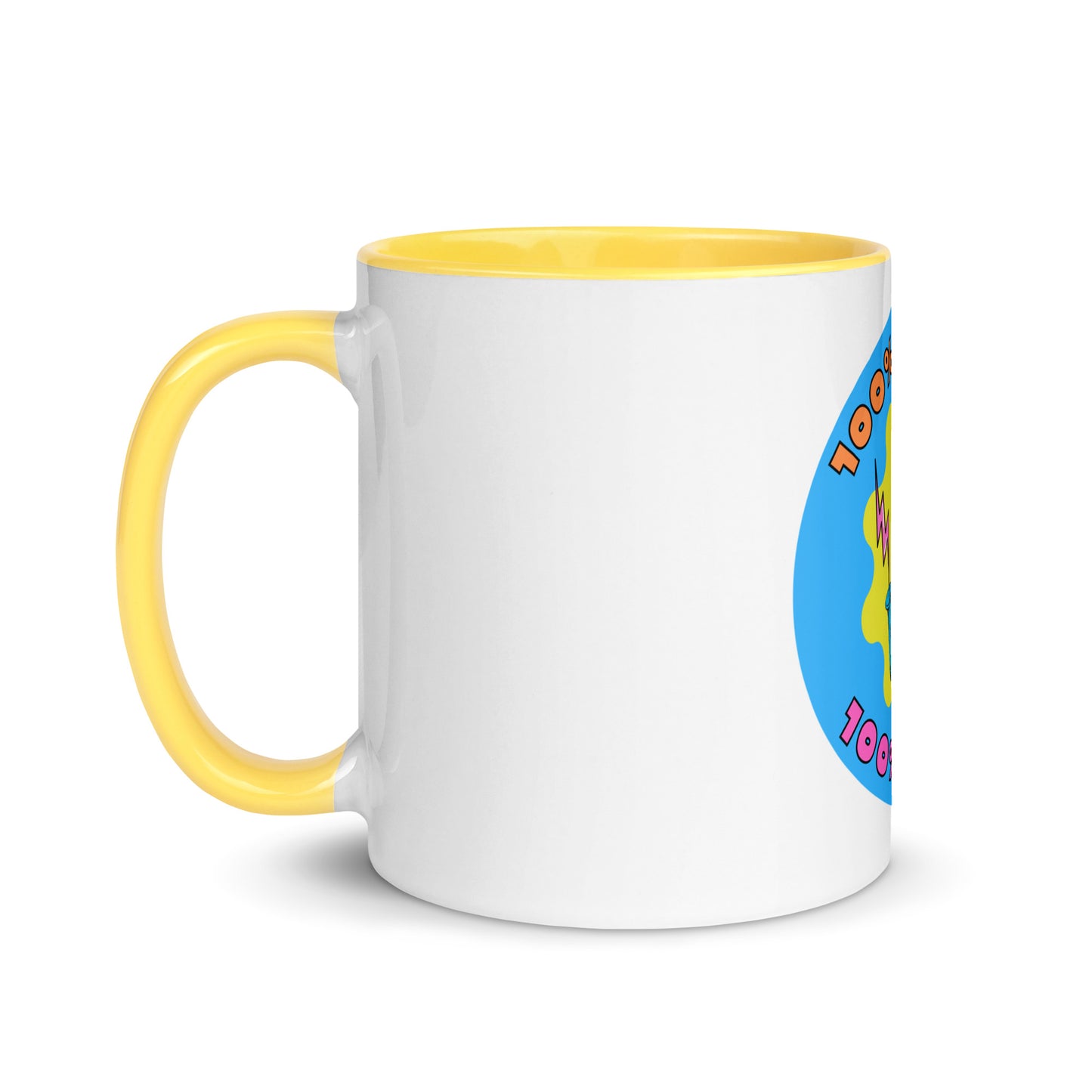 100% Groovy, 100% Woman Colorful Mug