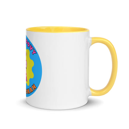 100% Groovy, 100% Woman Colorful Mug